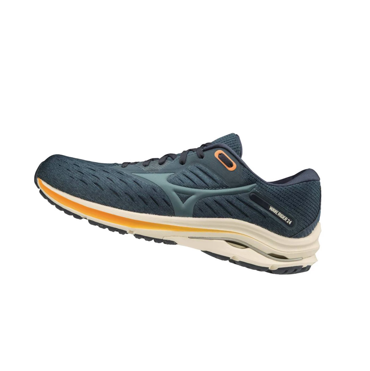 Indigo Mizuno Wave Rider 24 Men\'s Running Shoes | 769-HTWNVC