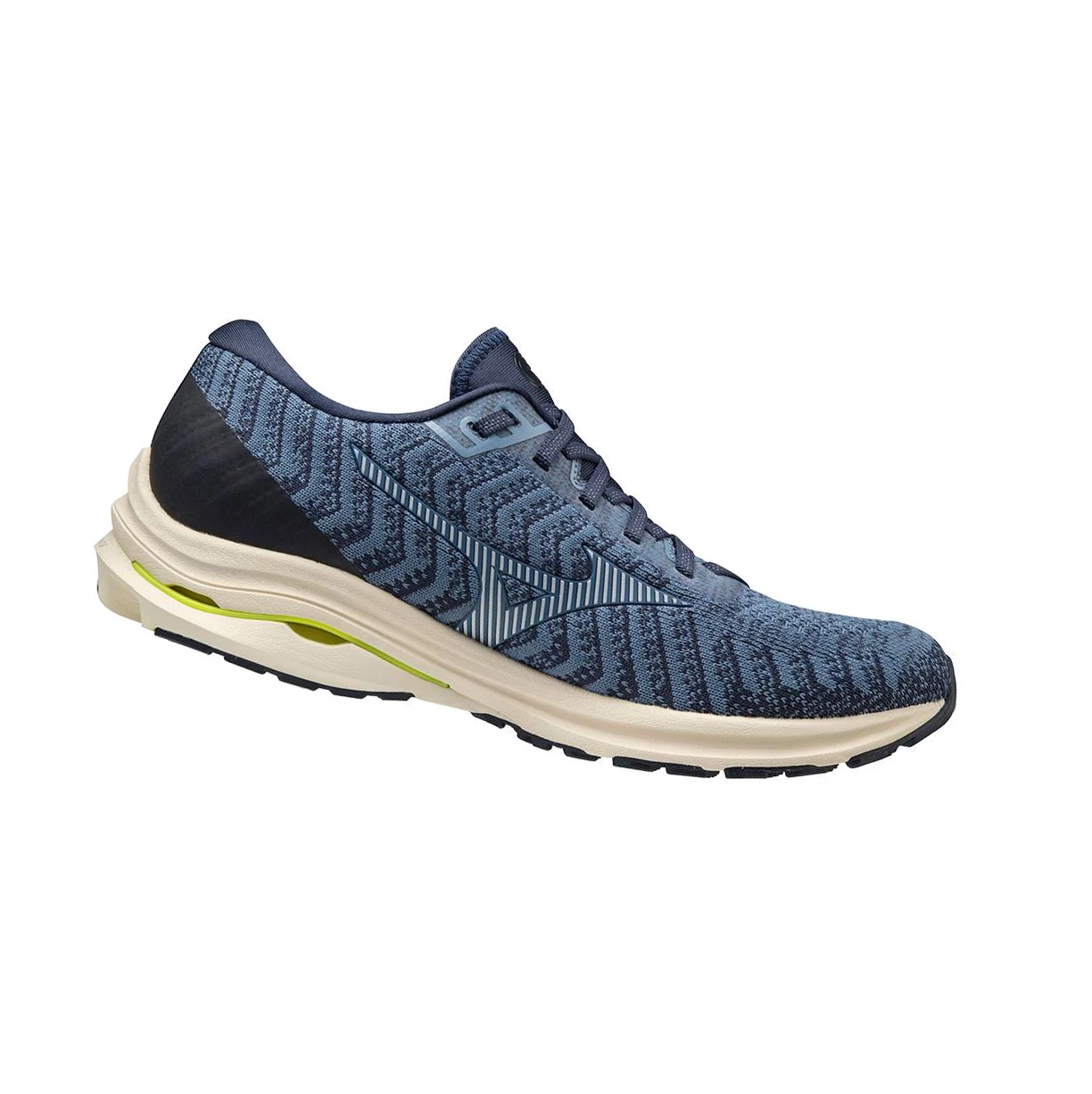 Light Blue Mizuno Wave Rider 24 Waveknitﾙ Men's Running Shoes | 427-WPVLEC