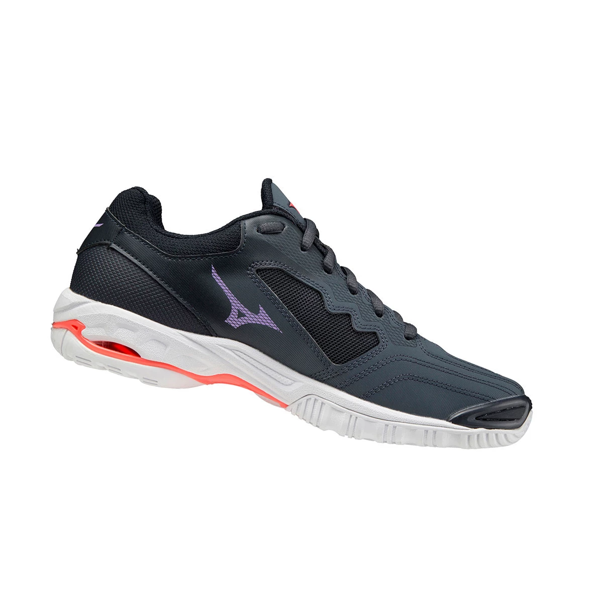 Navy/ Coral Mizuno Wave Phantom 2 Women's Handball Shoes | 143-NSCUYP