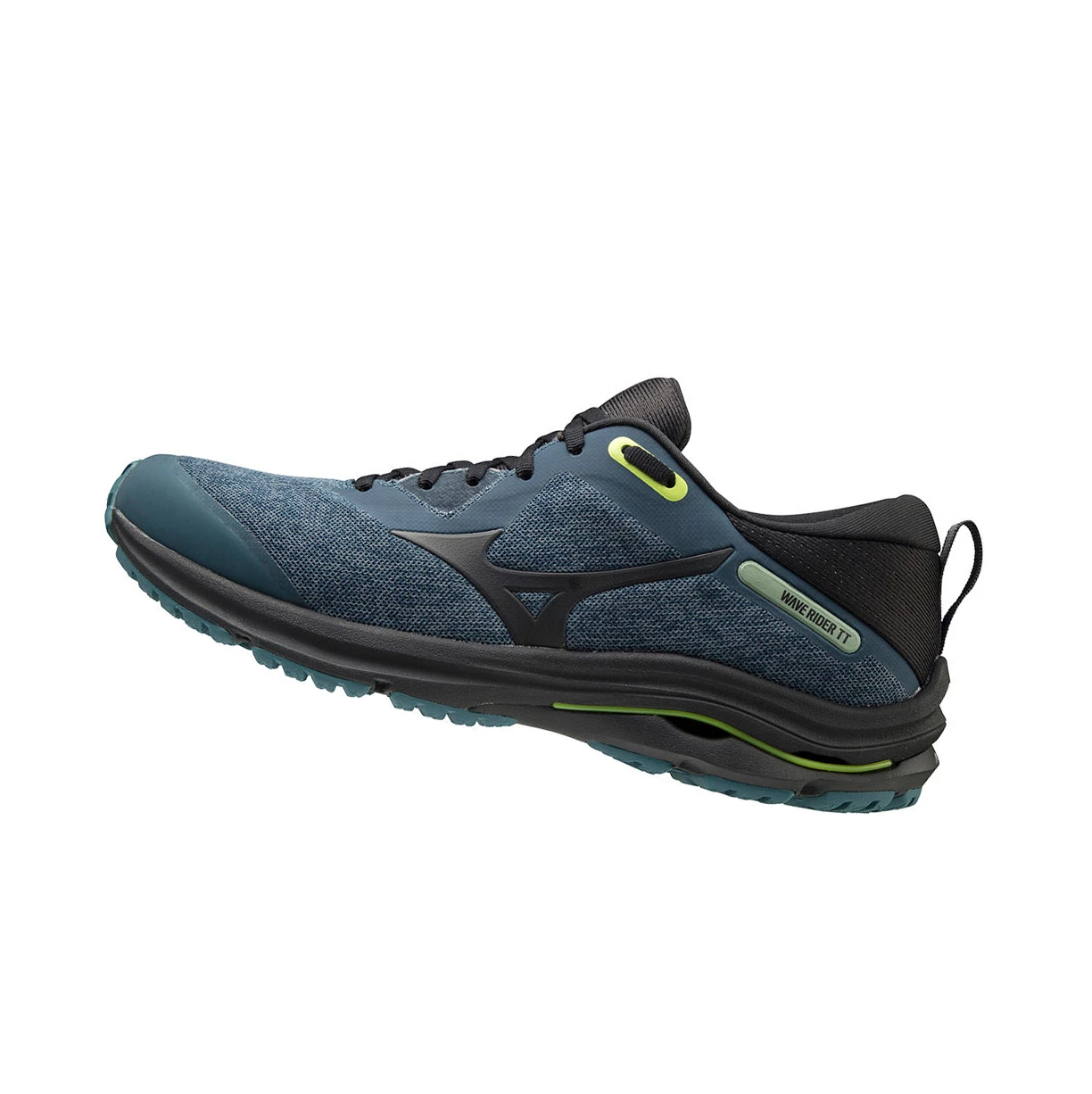 Navy/Light Green Mizuno Wave Rider Tt 2 Men\'s Trail Running Shoes | 356-SDGCFV