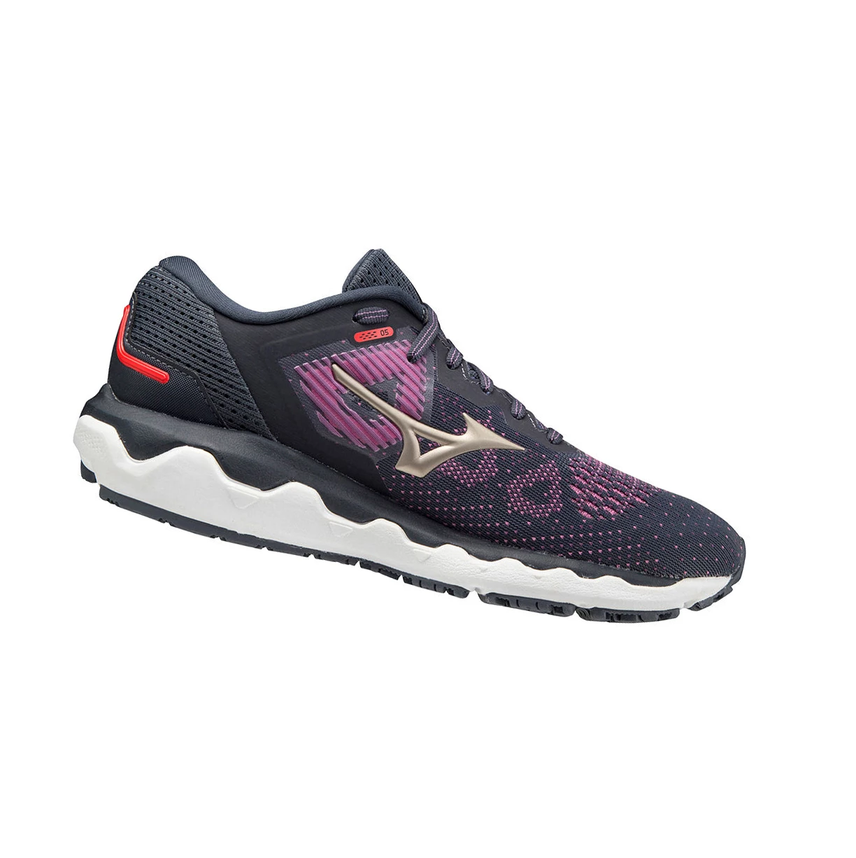 Navy/Purple/Gold Mizuno Wave Horizon 5 Women's Running Shoes | 490-TXUSOH