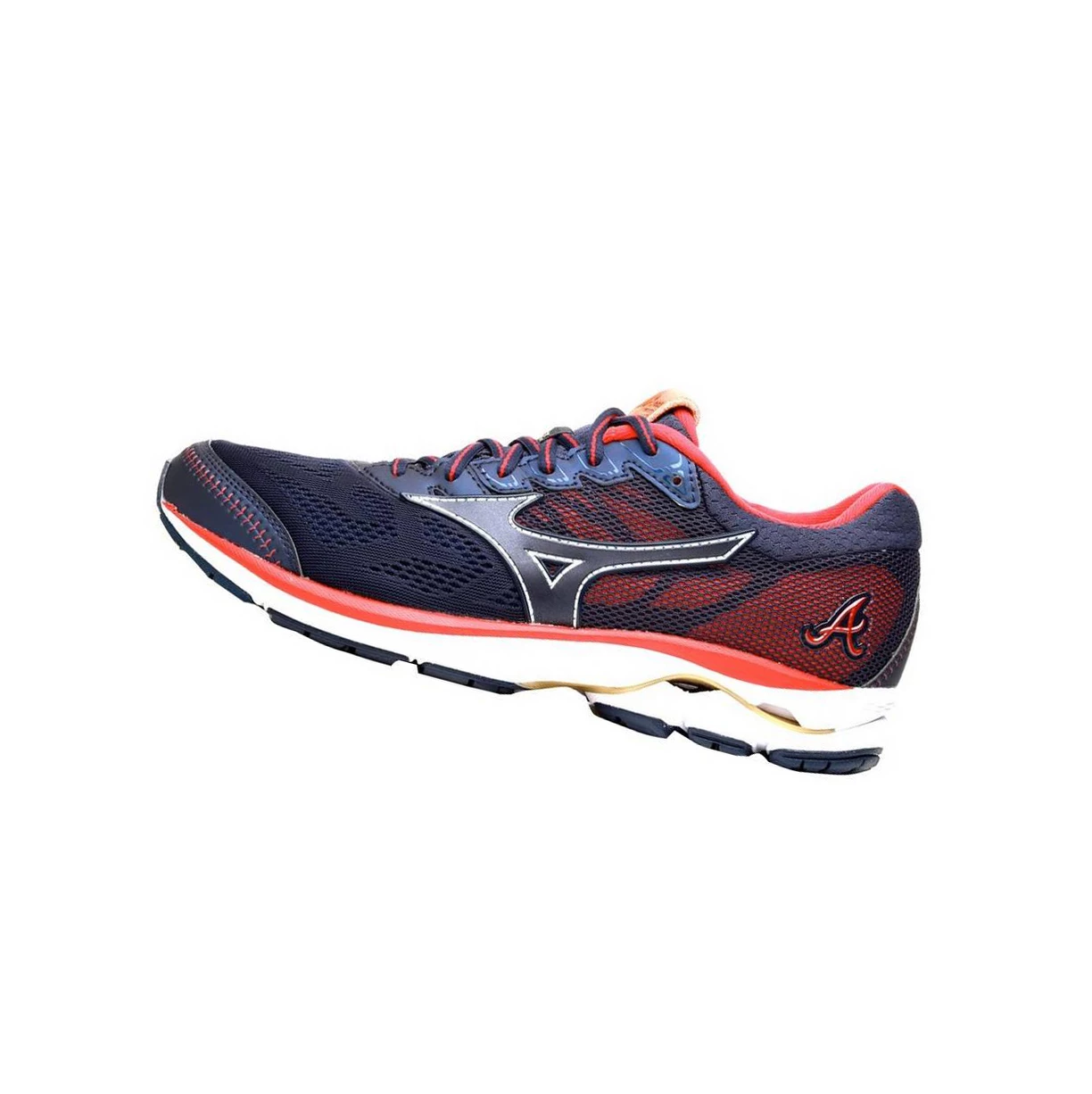 Navy/Red Mizuno 755 Rider Men\'s Baseball Shoes | 216-FRKVMS