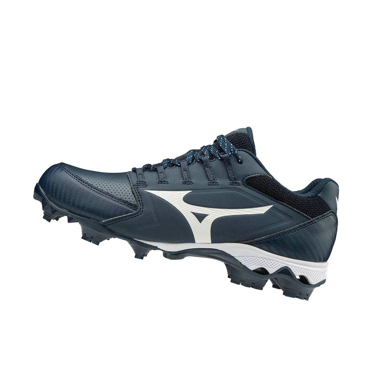 Navy/White Mizuno 9-spike Advanced Finch Elite 4 Tpu Molded Women\'s Softball Cleats | 952-YNKVAQ