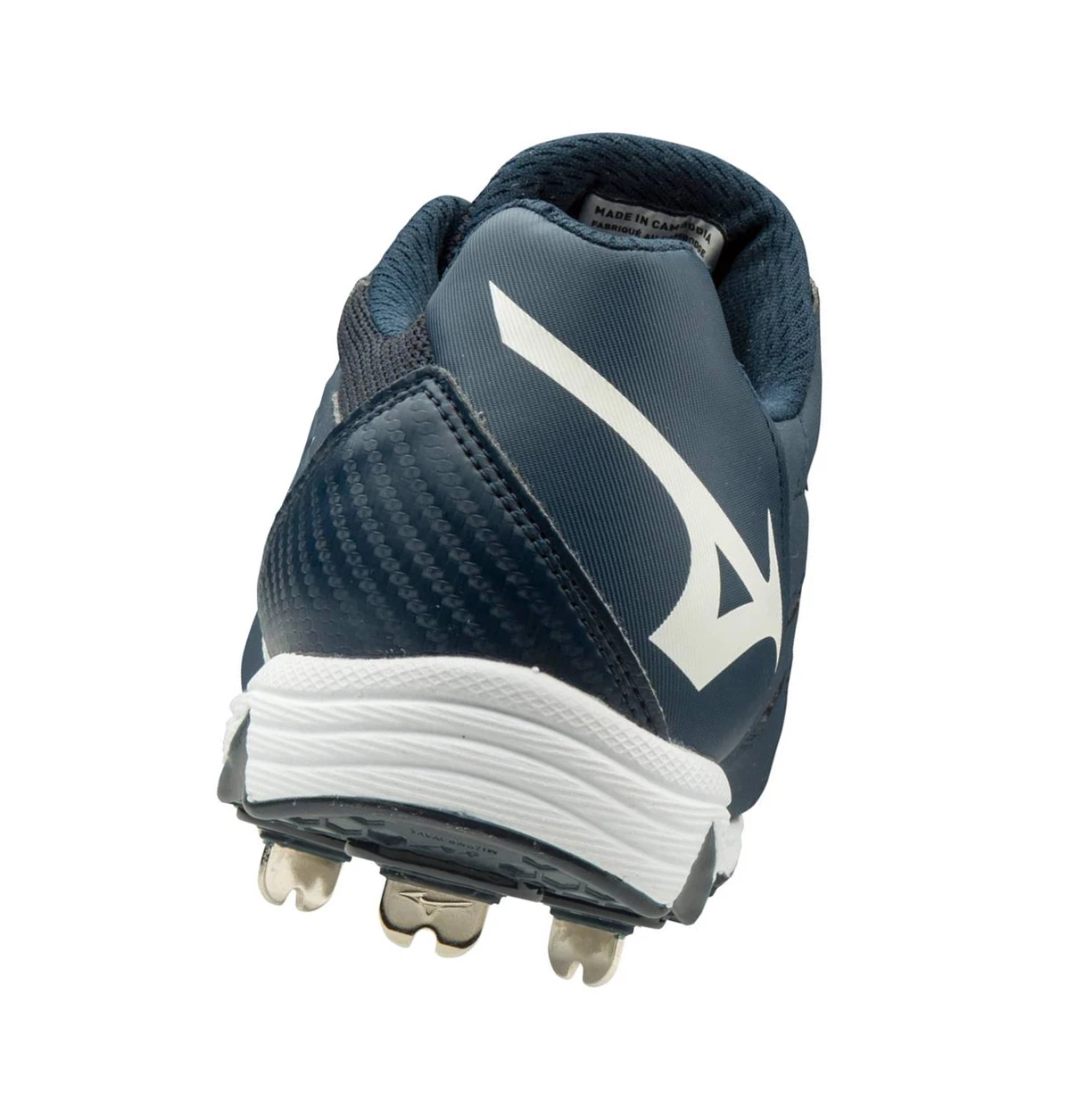 Navy/White Mizuno 9-spike Swift 6 Low Metal Women's Softball Cleats | 073-SXLKHF