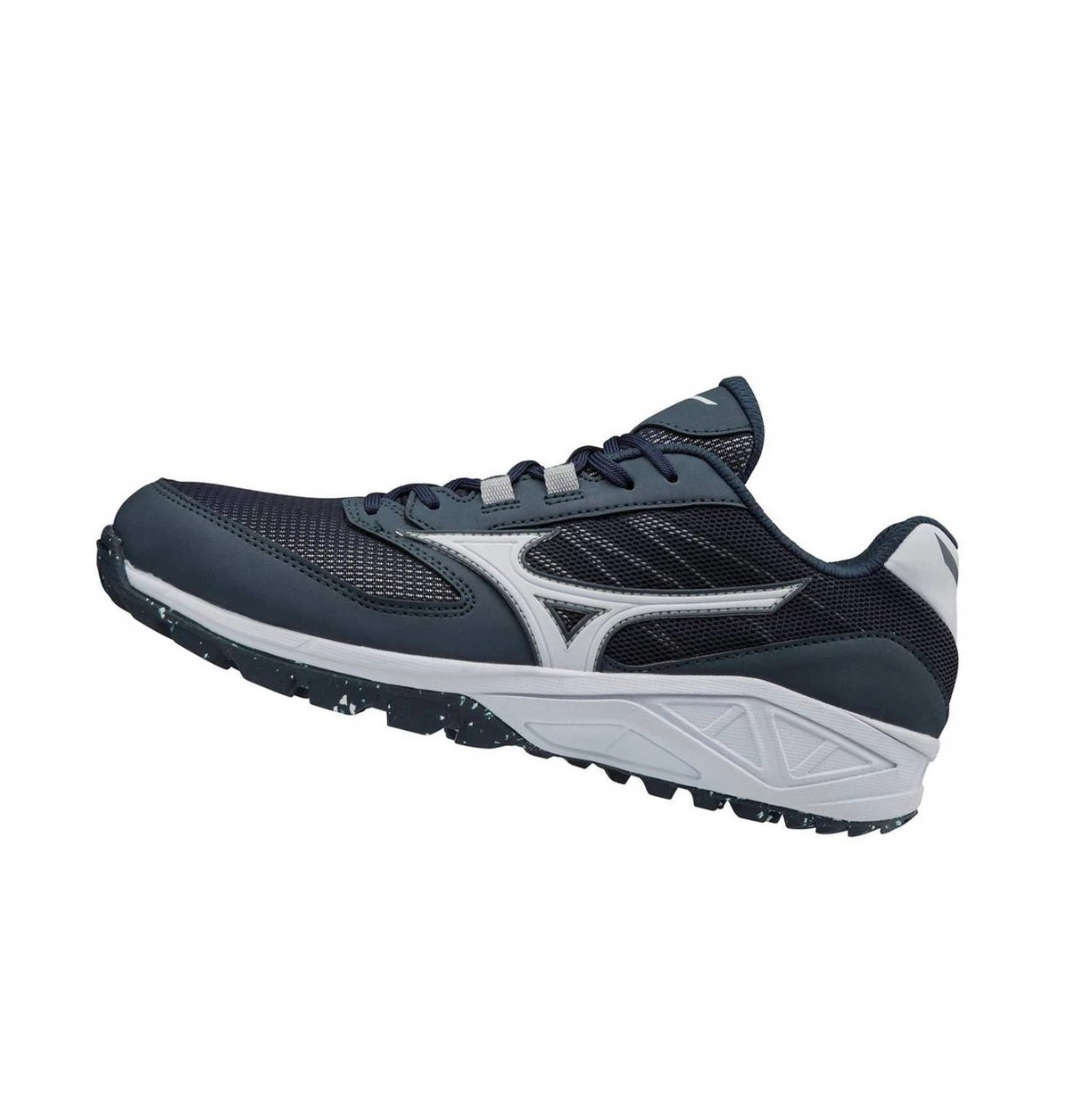 Navy/White Mizuno Dominant All Surface Low Turf Men\'s Baseball Shoes | 867-GKLBIU