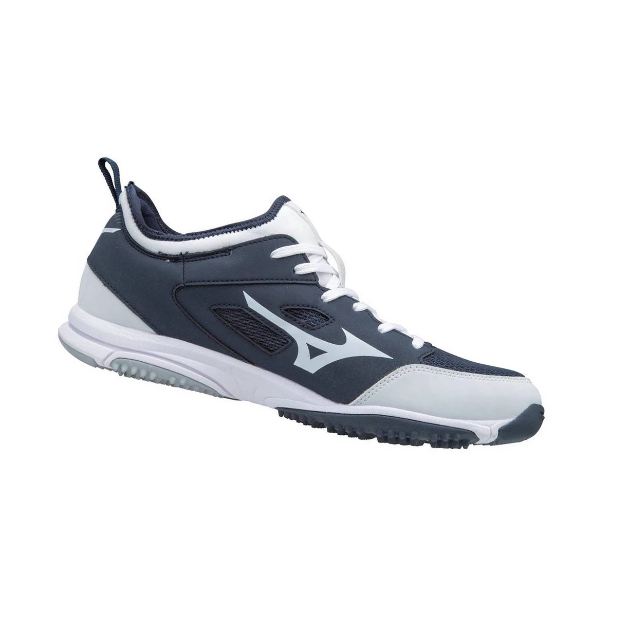 Navy/White Mizuno Playerﾒs Trainer 2 Turf Men's Baseball Shoes | 643-GAEJOC