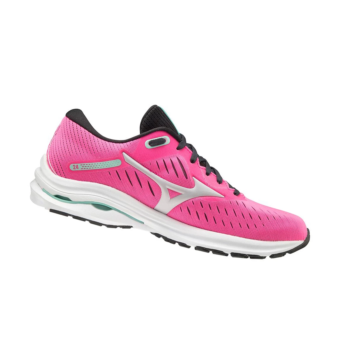 Pink Mizuno Wave Rider 24 Women's Running Shoes | 529-BAPDMJ