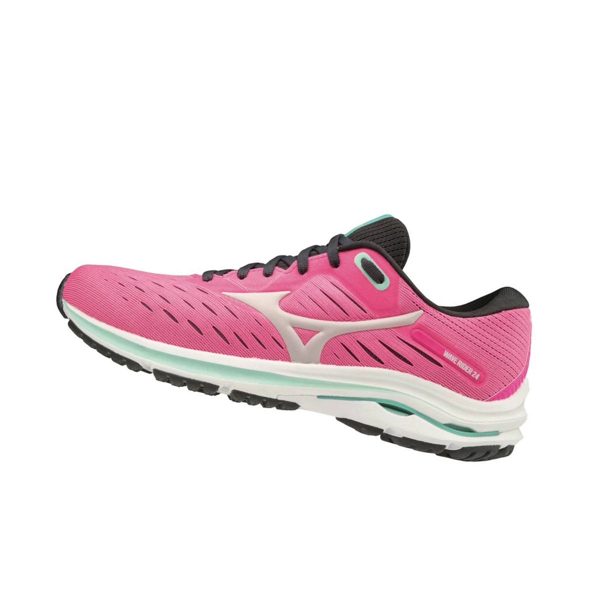 Pink Mizuno Wave Rider 24 Women\'s Running Shoes | 529-BAPDMJ