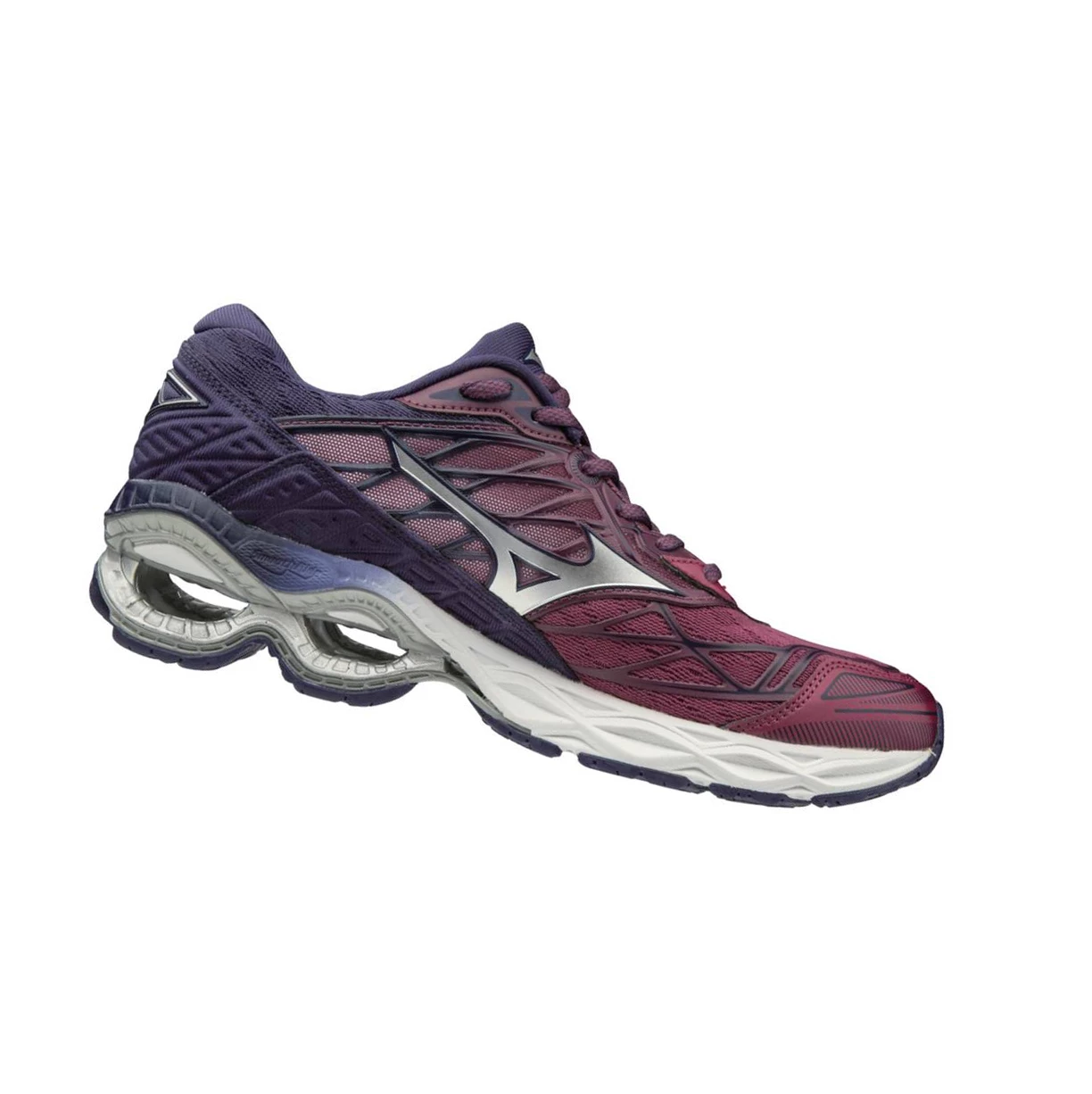 Purple/Silver Mizuno Wave Creation 20 Women's Running Shoes | 473-VINRYM