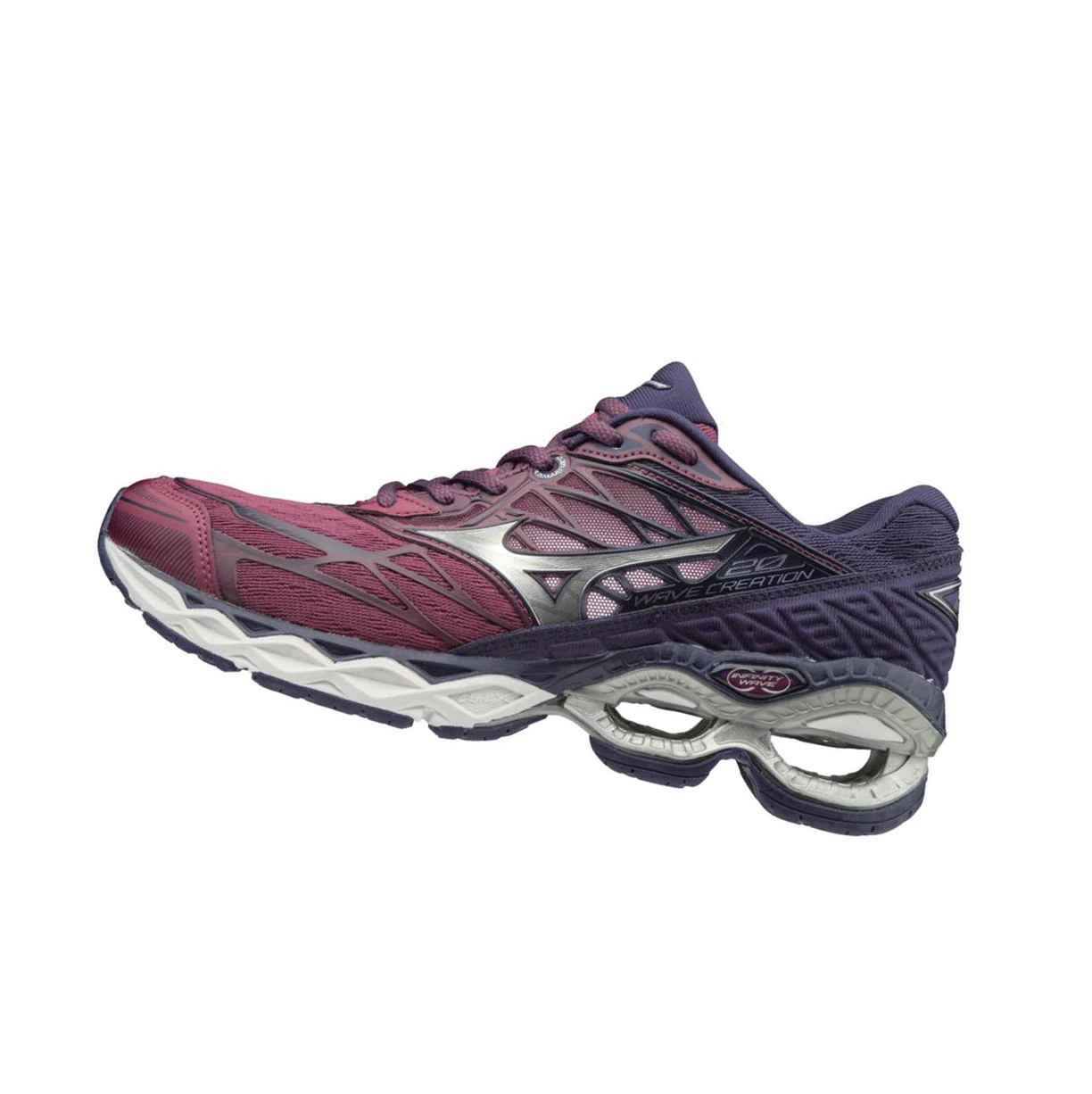 Purple/Silver Mizuno Wave Creation 20 Women\'s Running Shoes | 473-VINRYM