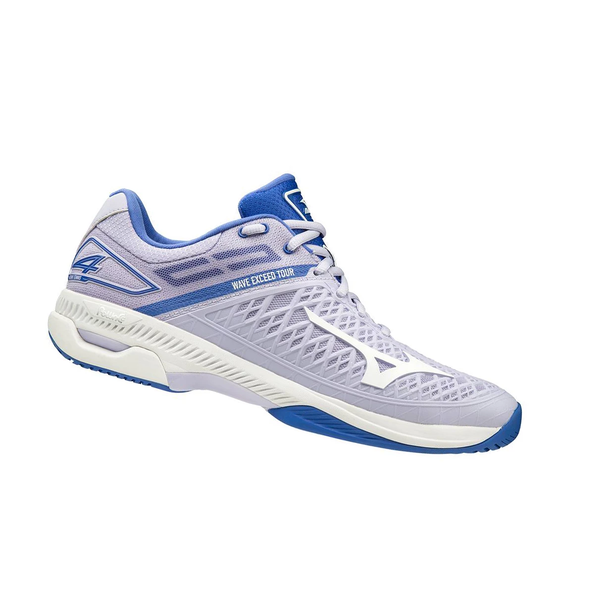 Purple/White Mizuno Wave Exceed Tour 4 Ac Women's Tennis Shoes | 089-YVZGJF