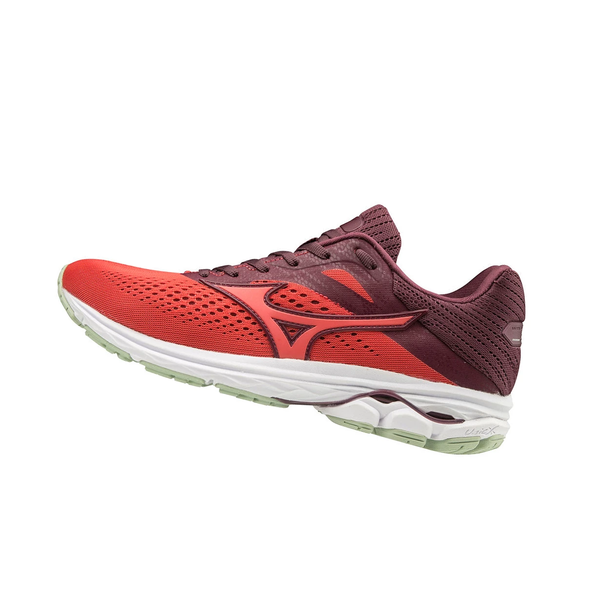 Red/Burgundy Mizuno Wave Rider 23 Women\'s Running Shoes | 237-SJRCED