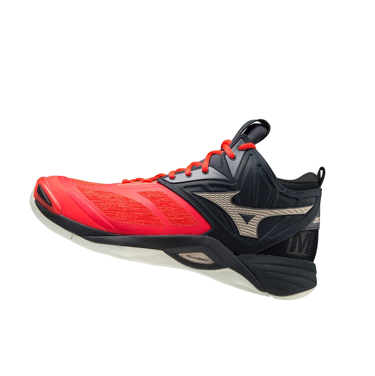 Red/Gold Mizuno Wave Momentum 2 Mid Men\'s Volleyball Shoes | 915-BXQCFW