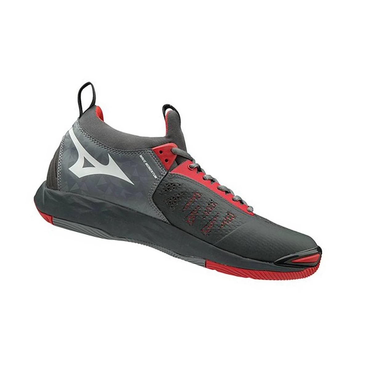 Red/Grey Mizuno Wave Momentum Men's Volleyball Shoes | 259-HZTIVP