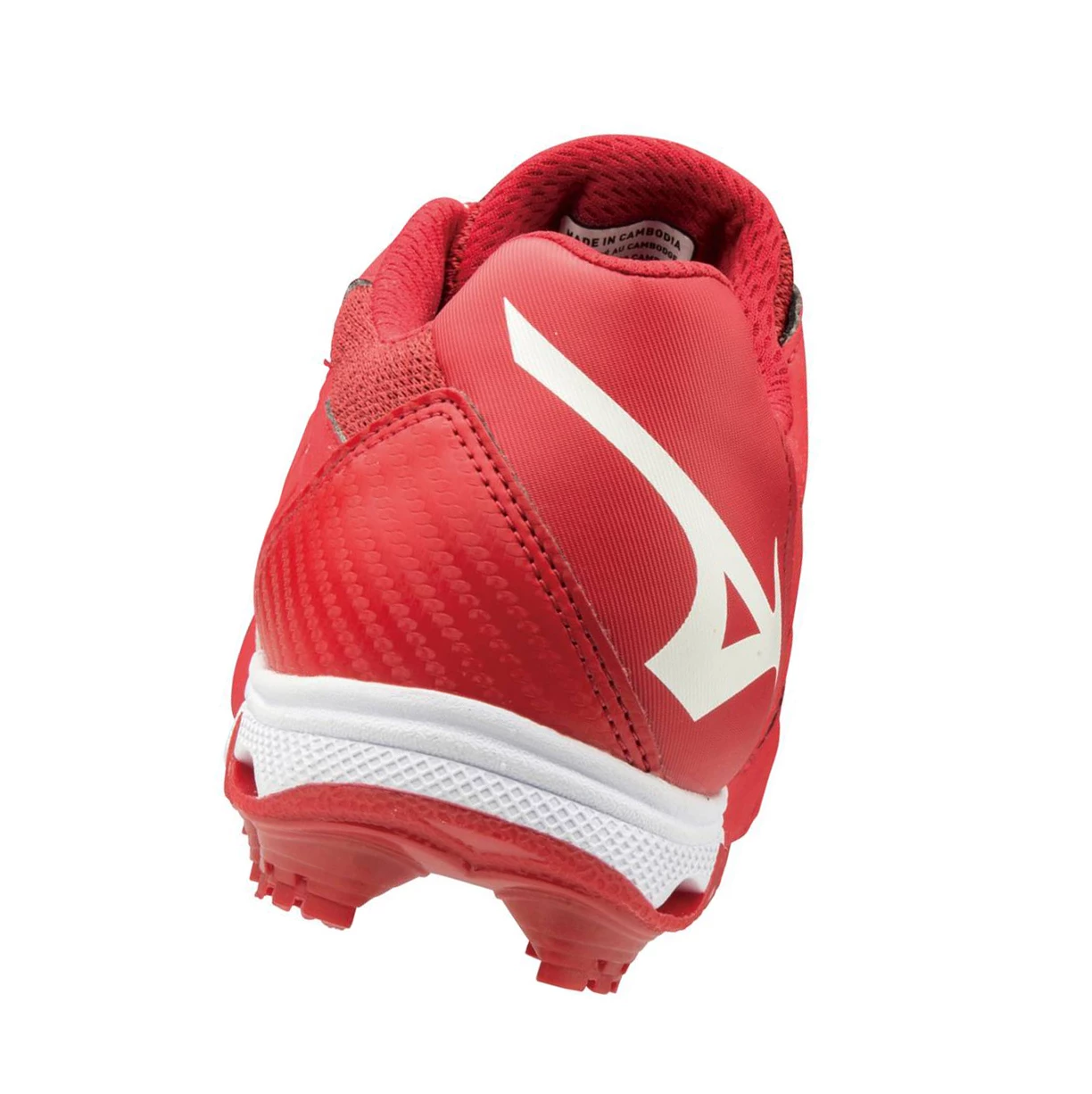 Red/White Mizuno 9-spike Advanced Finch Elite 4 Tpu Molded Women's Softball Cleats | 781-ZDUMTS