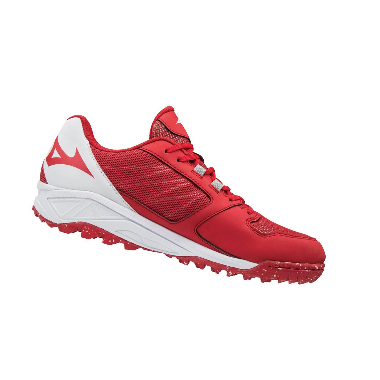 Red/White Mizuno Dominant All Surface Low Turf Men's Baseball Shoes | 295-QOYMGR