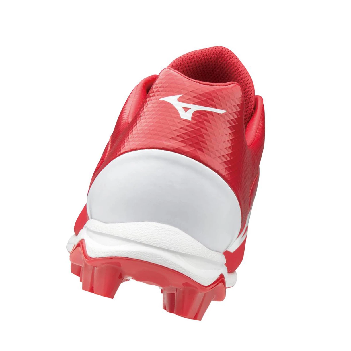 Red/White Mizuno Select Nine Tpu Low Molded Men's Baseball Cleats | 912-DUBTJW