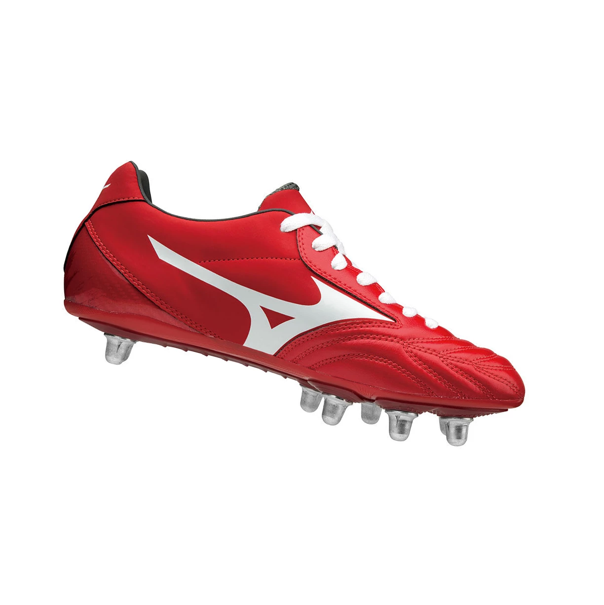 Red/White Mizuno Waitangi Ps Men's Rugby Boots | 890-VOXCAD