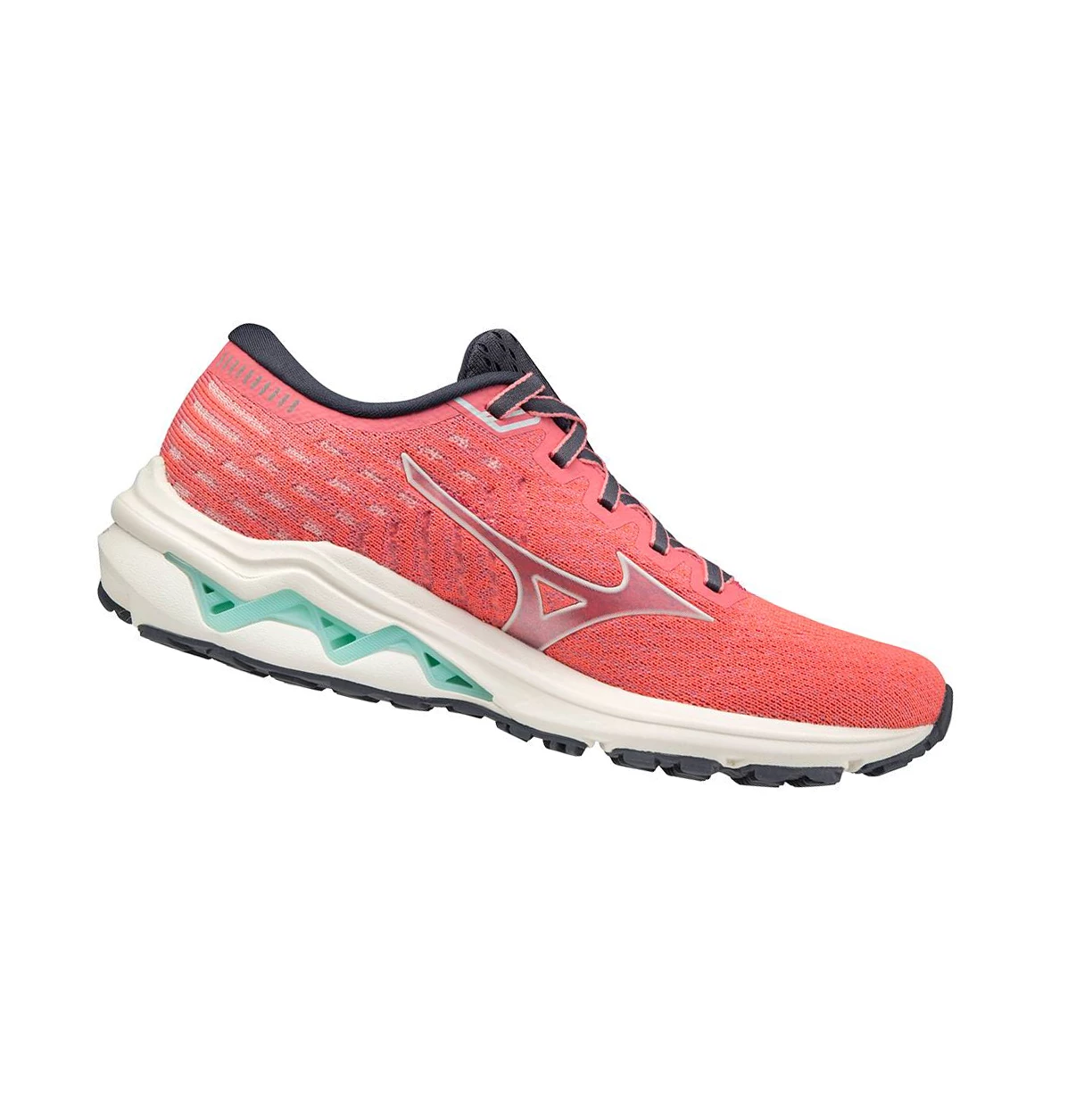 Red/White Mizuno Wave Inspire 17 Waveknit Women's Running Shoes | 873-NQTOHA