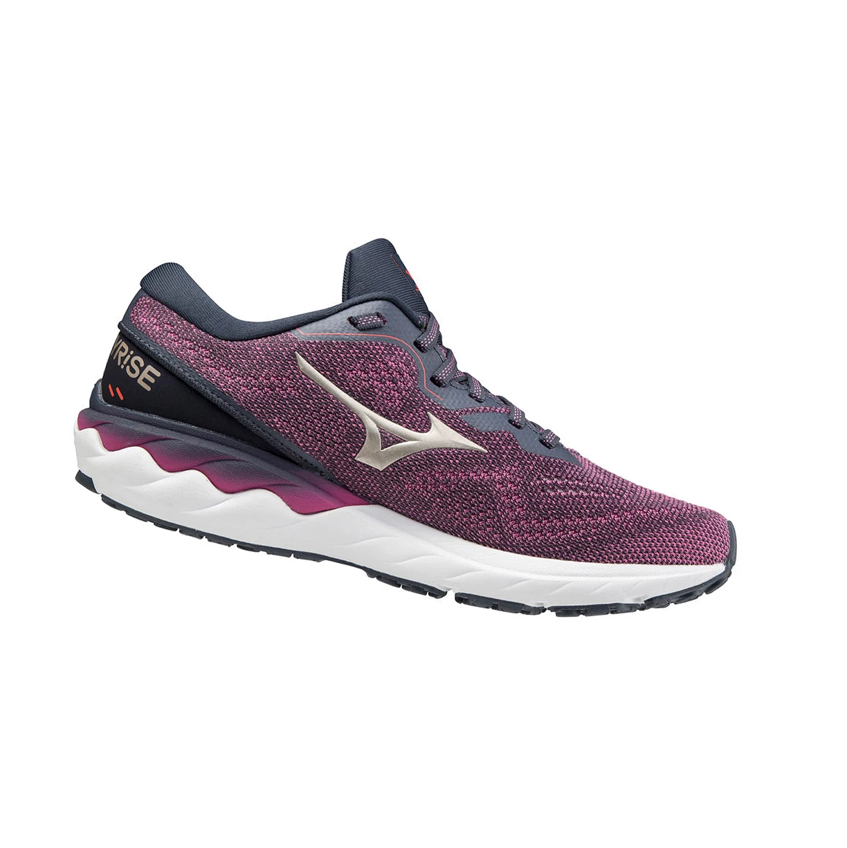 Rose/Gold/Navy Mizuno Wave Skyrise 2 Women's Running Shoes | 876-WDORJF