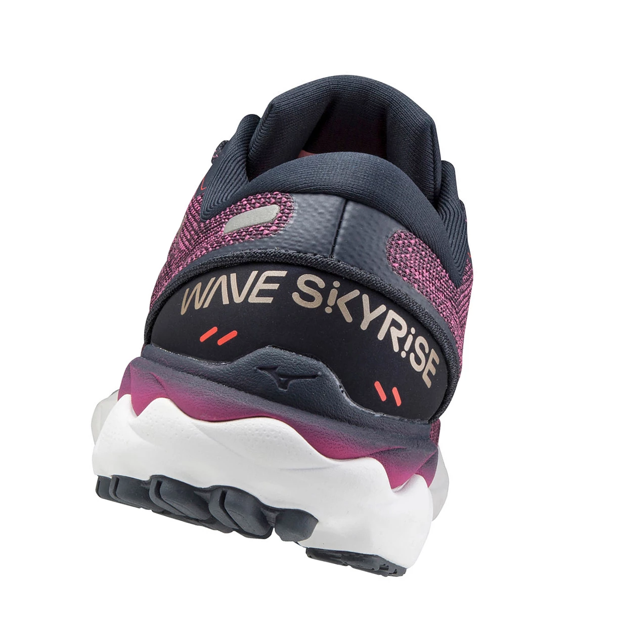 Rose/Gold/Navy Mizuno Wave Skyrise 2 Women's Running Shoes | 876-WDORJF