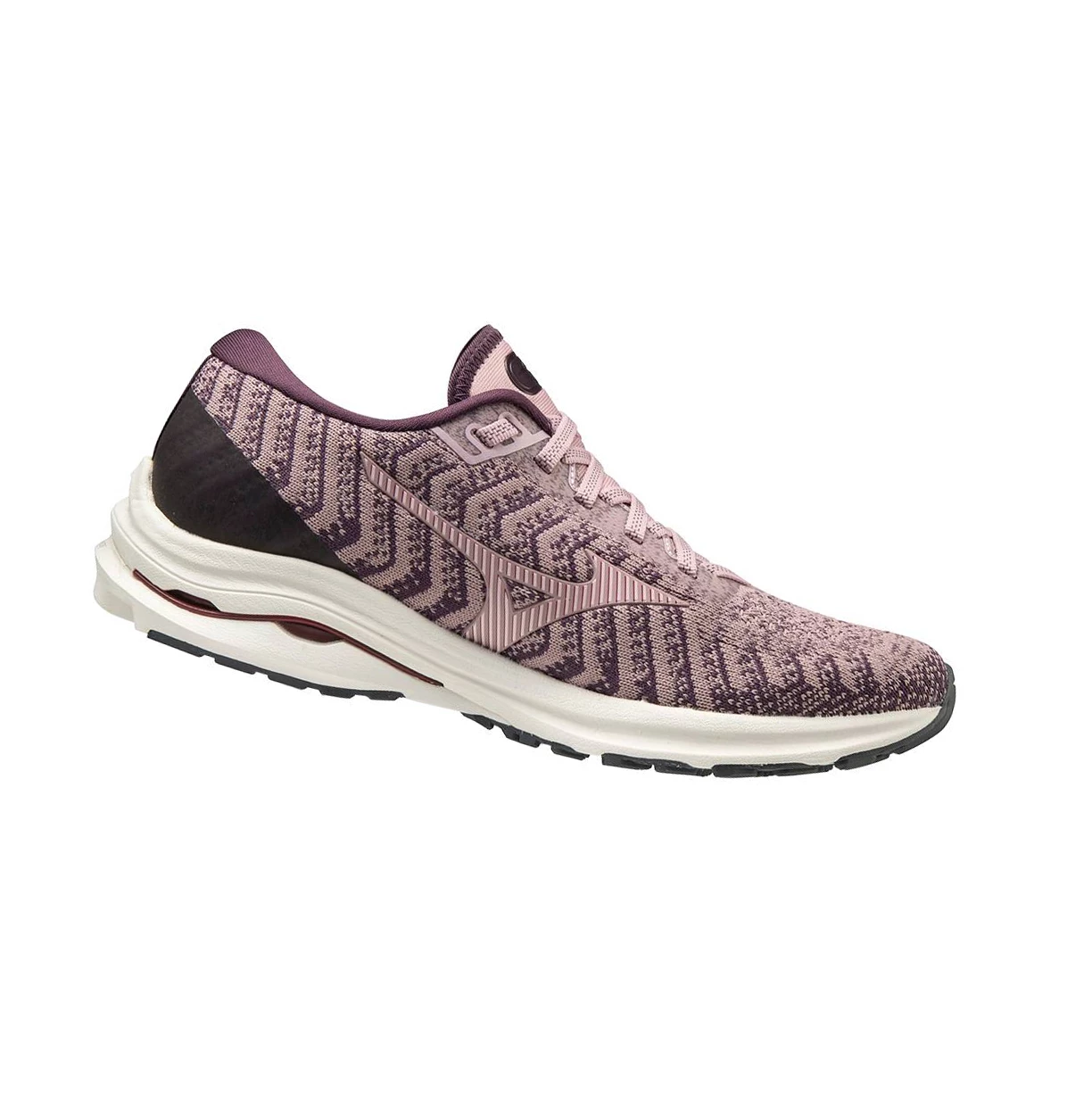 Rose Mizuno Wave Rider 24 Waveknitﾙ Women's Running Shoes | 802-VXWYEJ