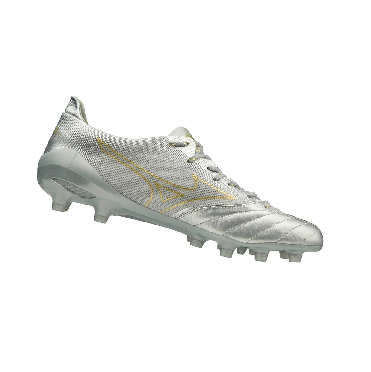 Silver/Gold Mizuno Morelia Neo Ii Beta Made In Japan Men's Football Shoes | 547-MBPNHG