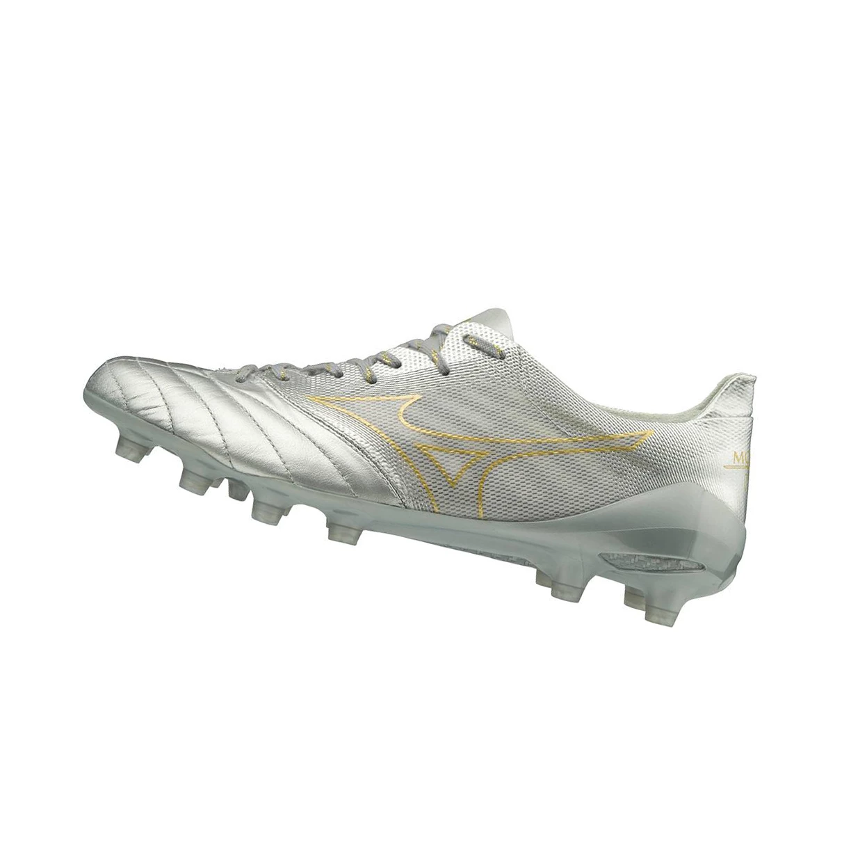 Silver/Gold Mizuno Morelia Neo Ii Beta Made In Japan Men\'s Football Shoes | 547-MBPNHG