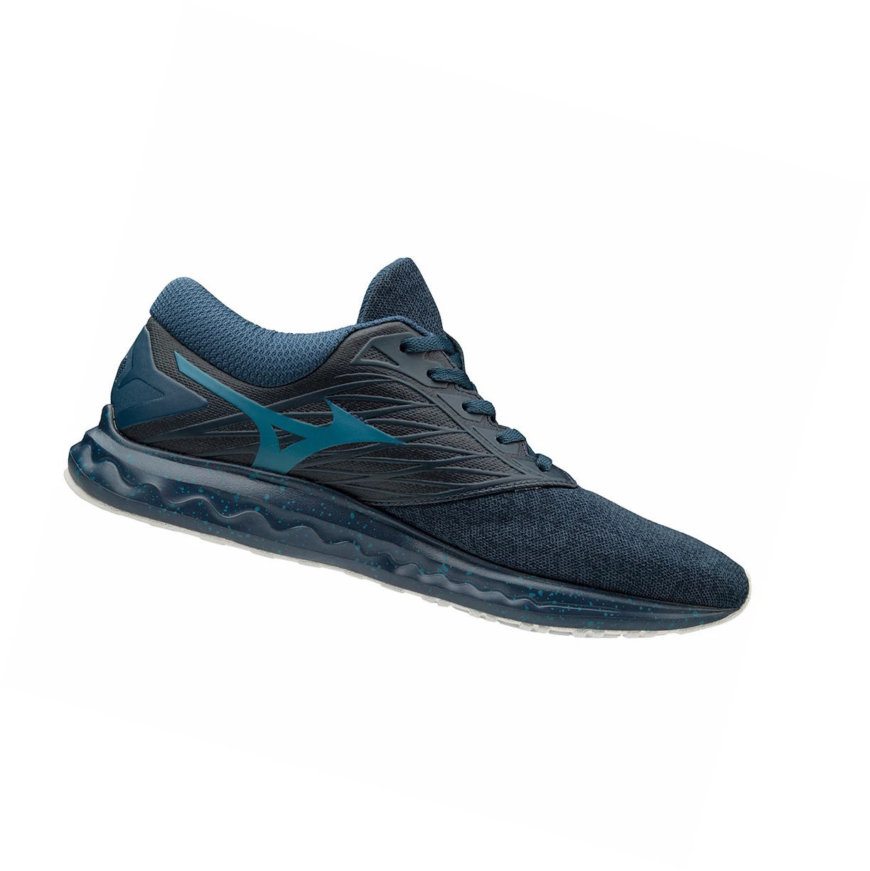 Turquoise/Blue/Gold Mizuno Wave Polaris Men's Running Shoes | 913-ZLCOVN