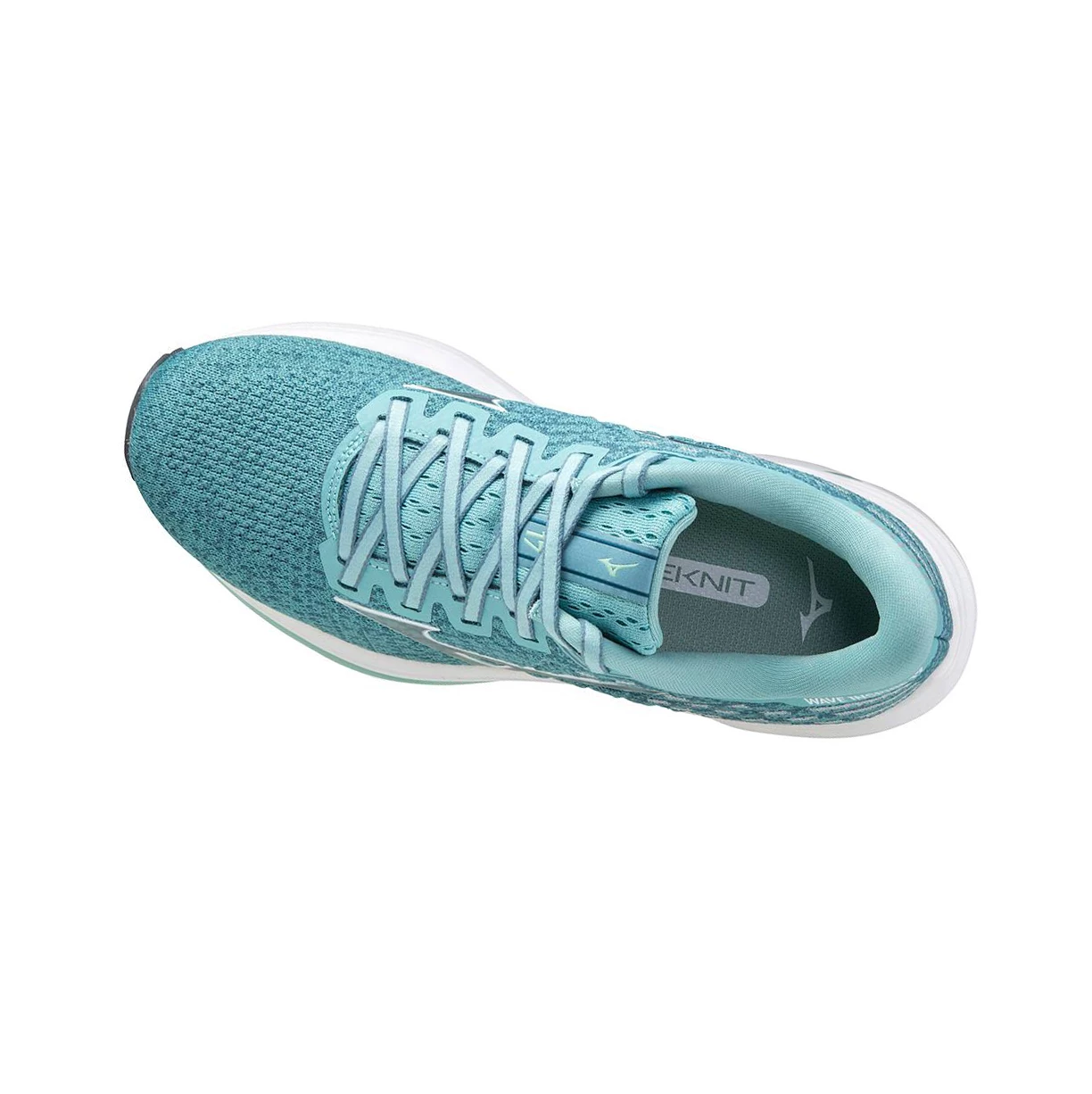 Turquoise/White Mizuno Wave Inspire 17 Waveknit Women's Running Shoes | 407-PDACRI