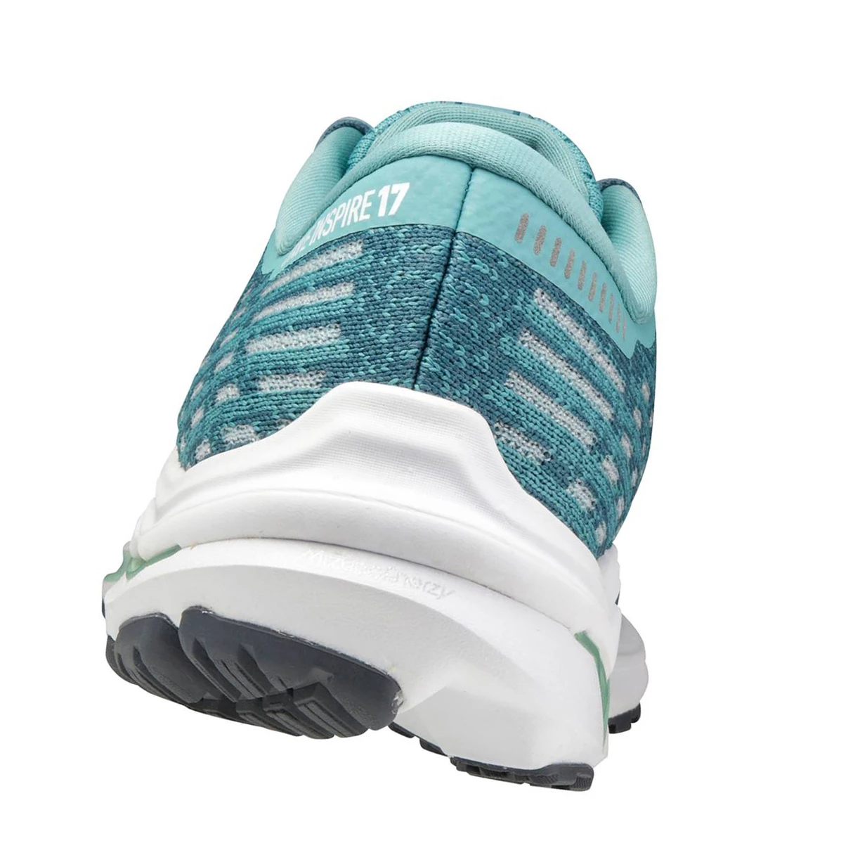 Turquoise/White Mizuno Wave Inspire 17 Waveknit Women's Running Shoes | 407-PDACRI