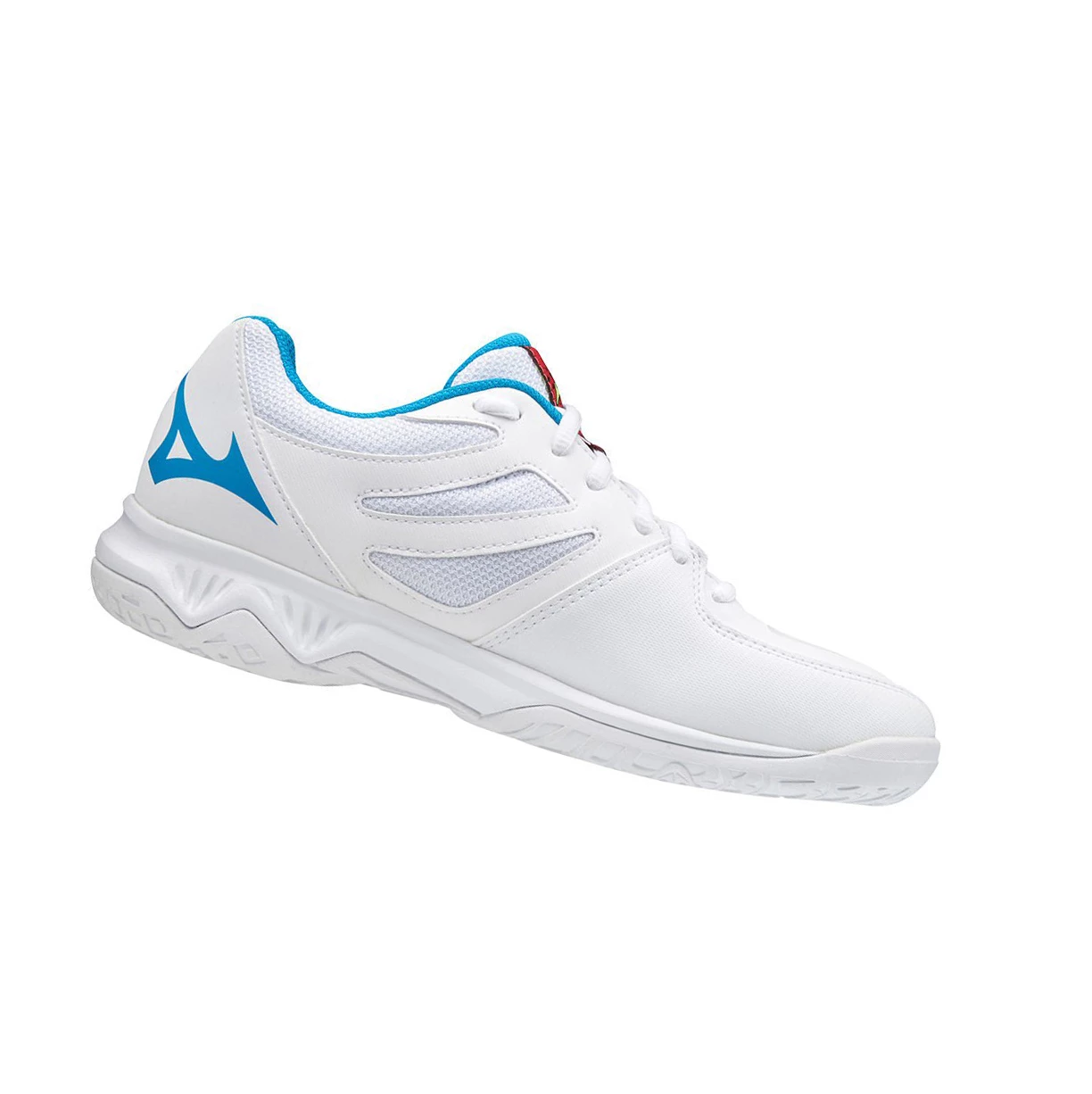 White/Black/Blue Mizuno Lightning Star Z5 Women's Volleyball Shoes | 650-DEJBHO