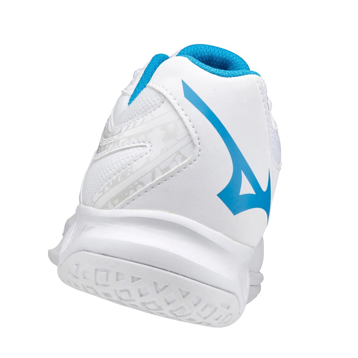 White/Black/Blue Mizuno Lightning Star Z5 Women's Volleyball Shoes | 650-DEJBHO