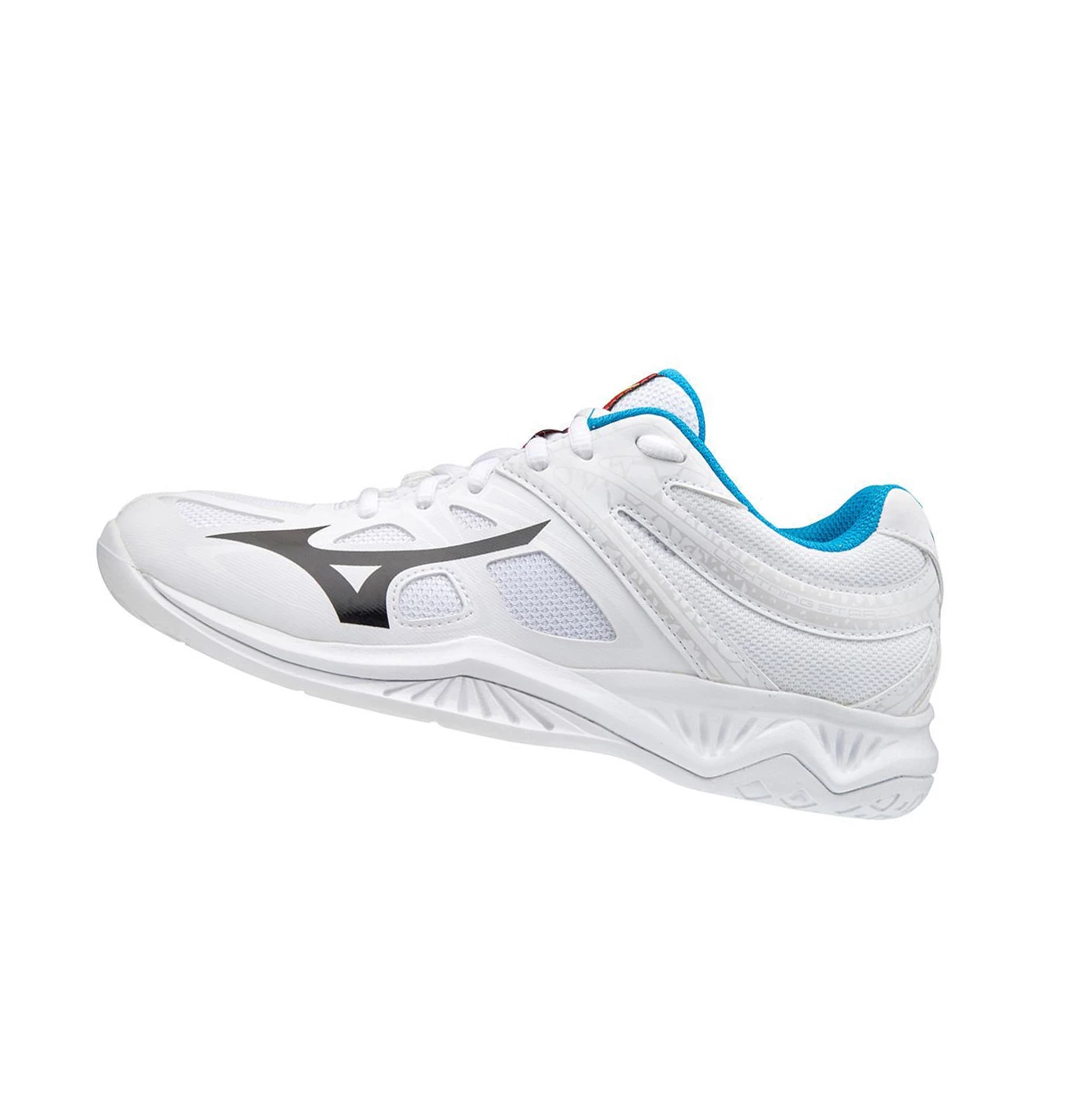 White/Black/Blue Mizuno Lightning Star Z5 Women\'s Volleyball Shoes | 650-DEJBHO