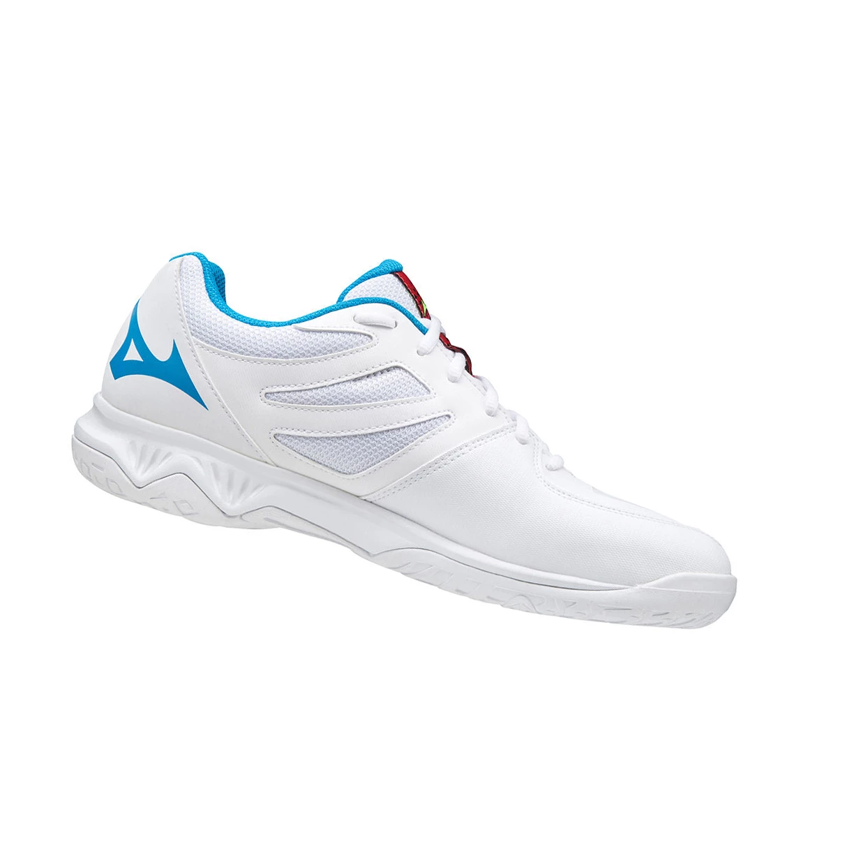 White/Black/Blue Mizuno Thunder Blade 2 Men's Volleyball Shoes | 235-JWAEFK