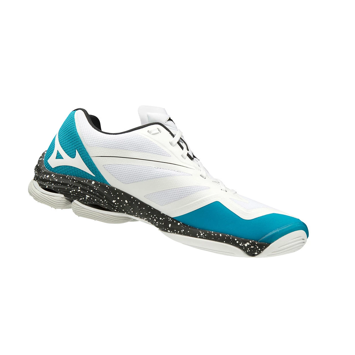 White/Black/Blue Mizuno Wave Lightning Z6 Men's Volleyball Shoes | 482-GLUKOT