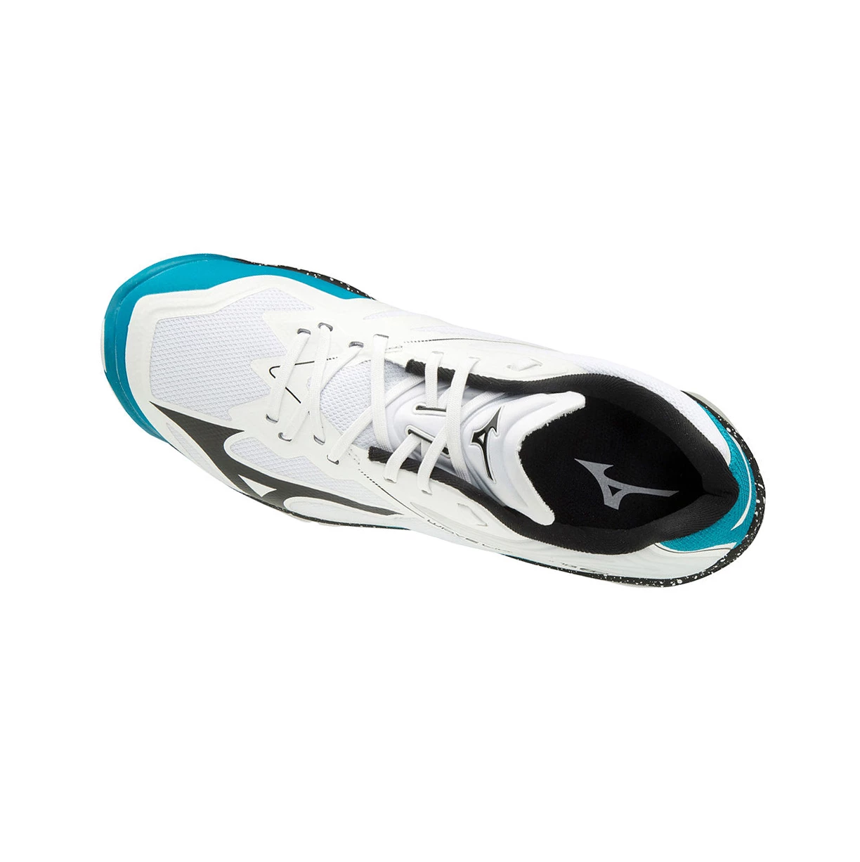 White/Black/Blue Mizuno Wave Lightning Z6 Men's Volleyball Shoes | 482-GLUKOT