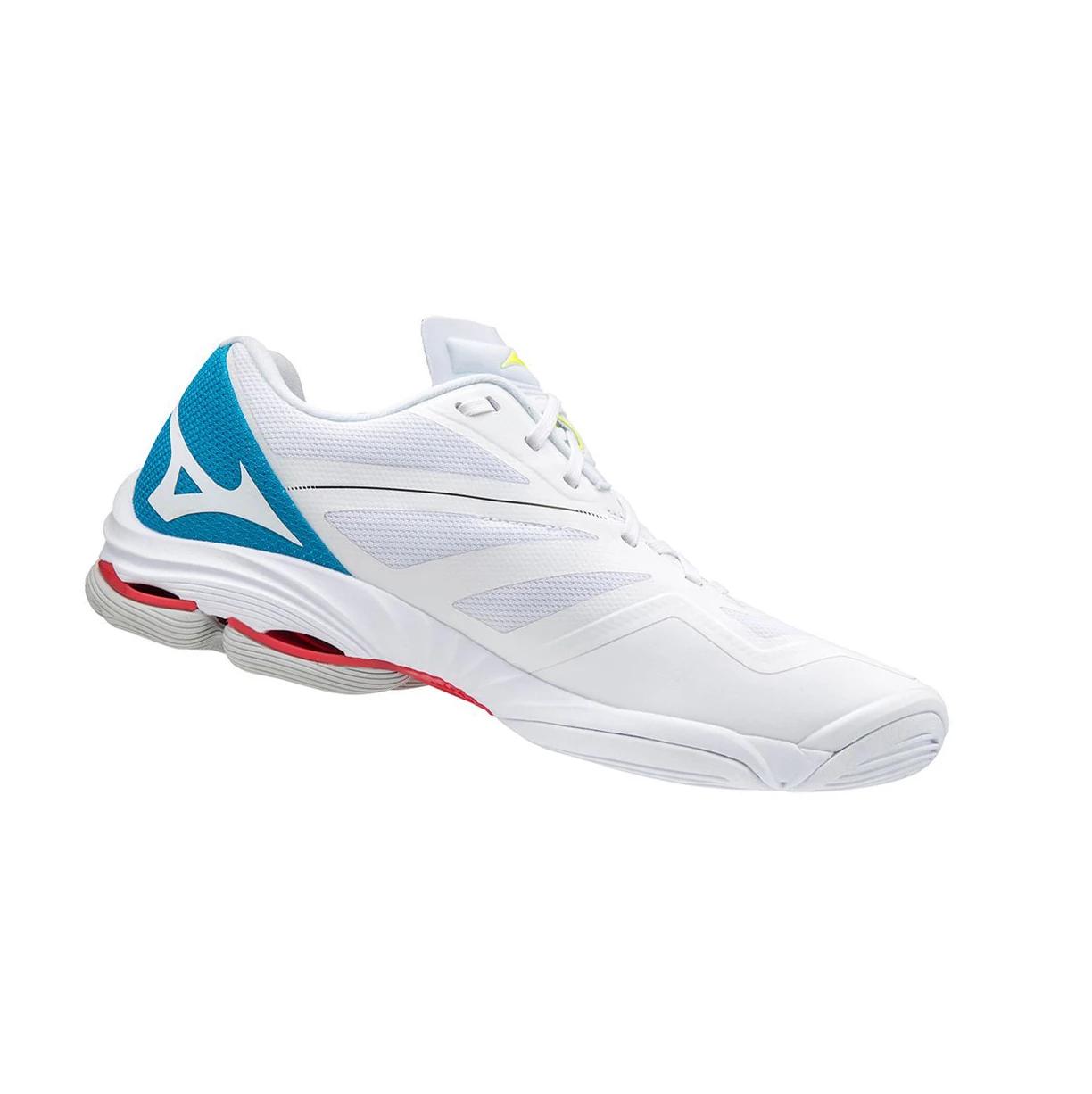 White/Black/Blue Mizuno Wave Lightning Z6 Women's Volleyball Shoes | 567-XUZSCN