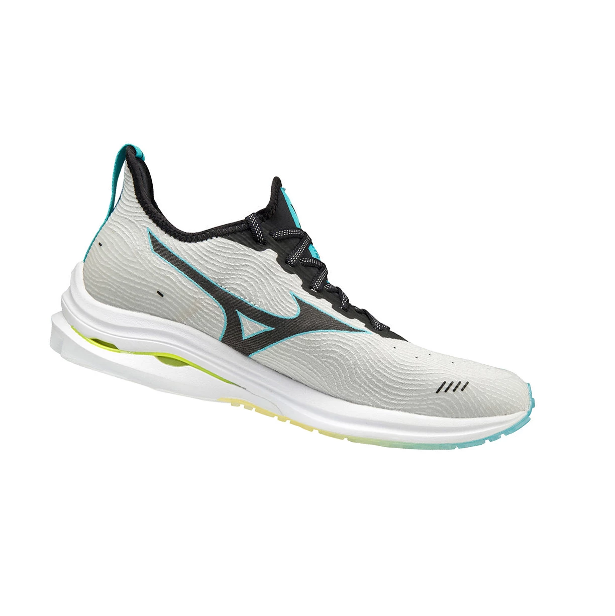 White/Black/Blue Mizuno Wave Rider Neo Women's Running Shoes | 137-CFVAWB