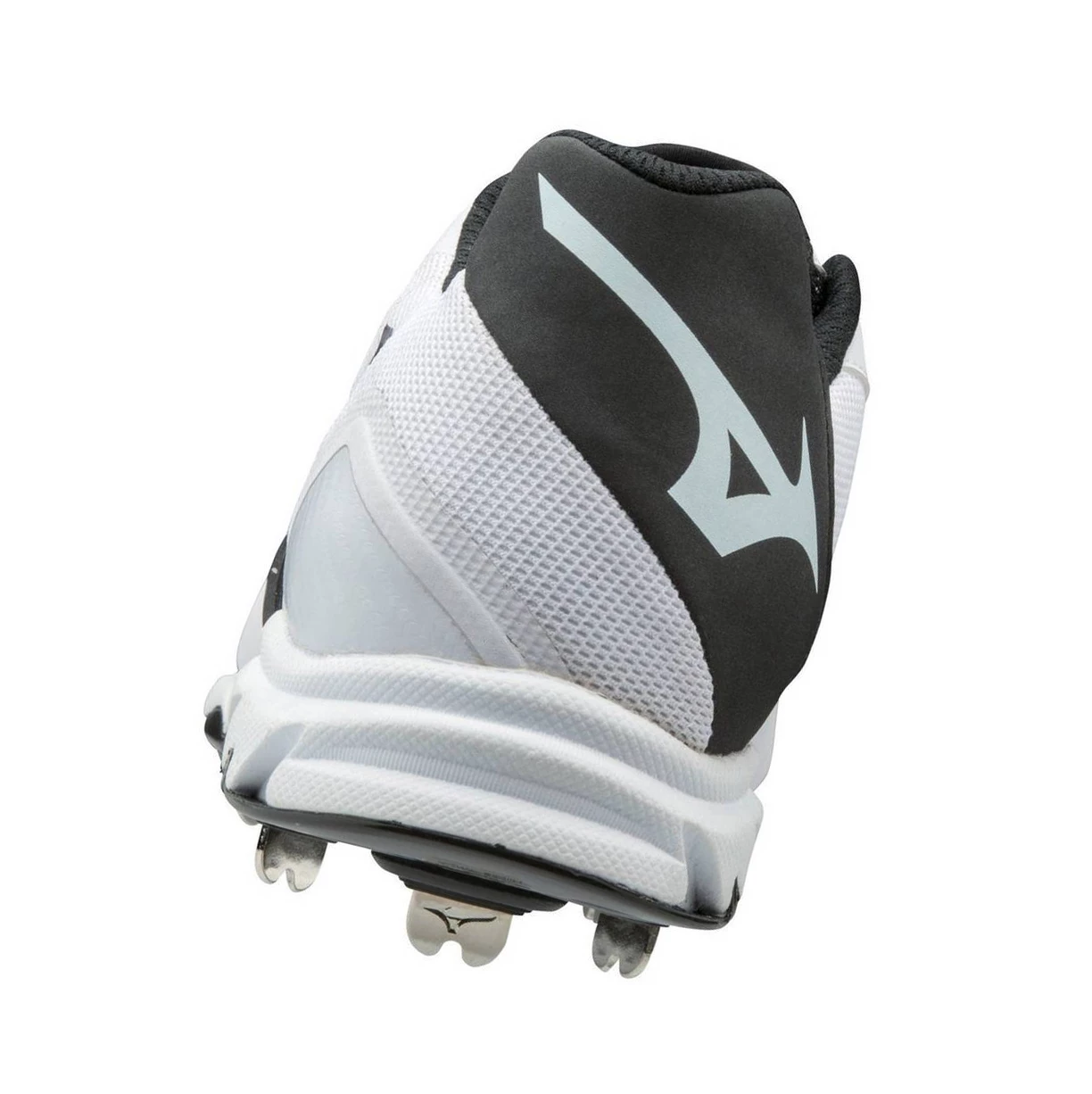 White/Black Mizuno 9-spike Dominant 2 Low Metal Men's Baseball Cleats | 403-VJIWFG