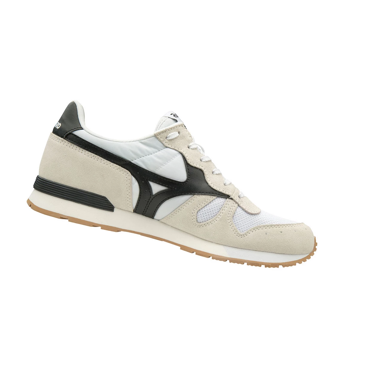 White/Black Mizuno Ml87 Men's Trainers | 561-DUWHKR