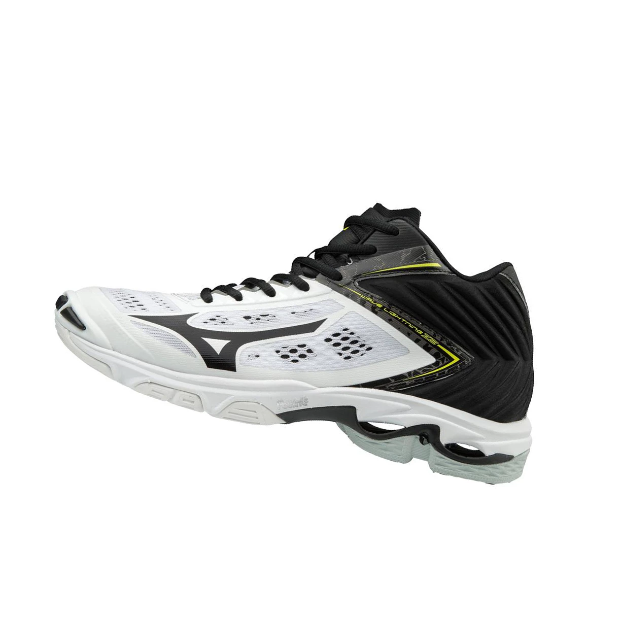 White/Black Mizuno Wave Lightning Z5 Mid Men\'s Volleyball Shoes | 607-CRMYOA