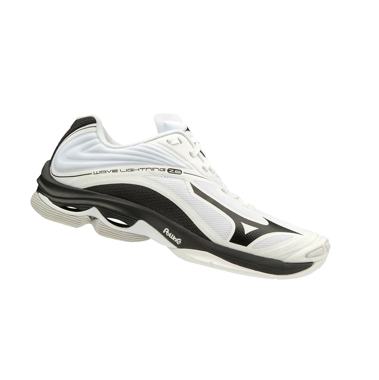 White/Black Mizuno Wave Lightning Z6 Women's Volleyball Shoes | 879-XAROKN