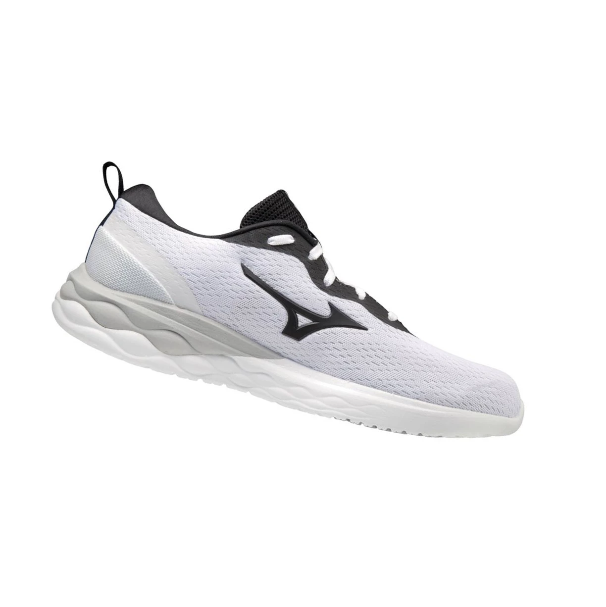 White/Black Mizuno Wave Revolt Men's Running Shoes | 468-QWBHTZ