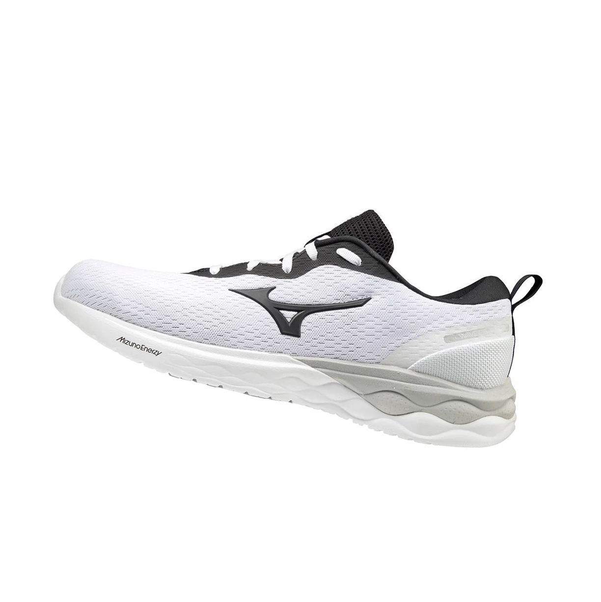 White/Black Mizuno Wave Revolt Men\'s Running Shoes | 468-QWBHTZ