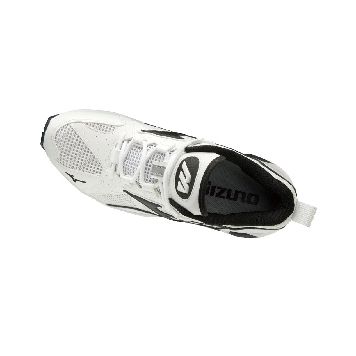 White/Black Mizuno Wave Rider 1 Men's Trainers | 801-CRMDAW