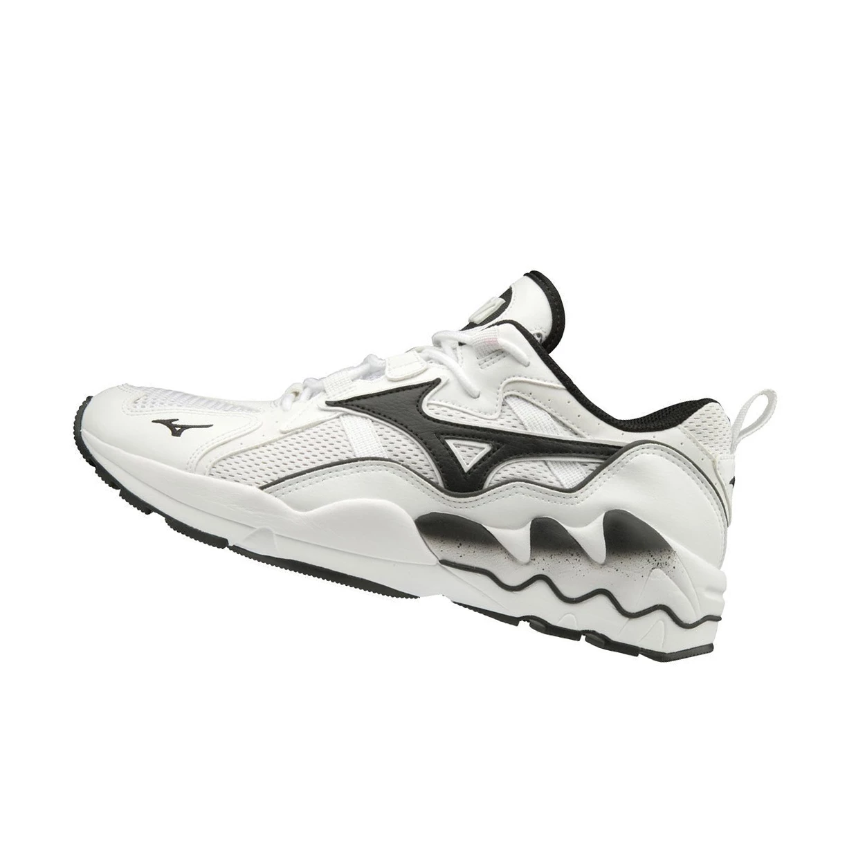 White/Black Mizuno Wave Rider 1 Women\'s Trainers | 860-ZNVFCS