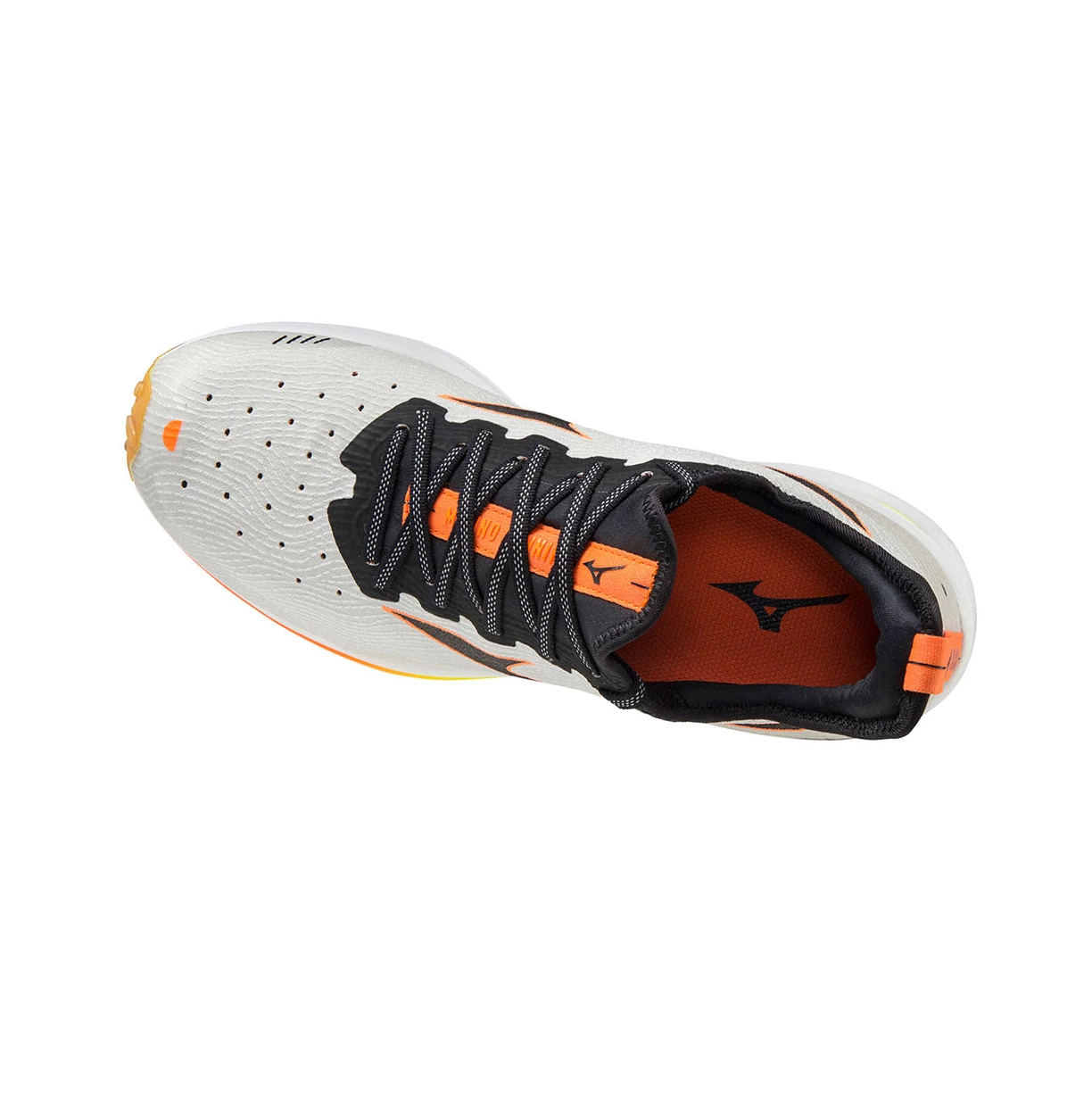 White/Black/Orange Mizuno Wave Rider Neo Men's Running Shoes | 025-CJUYZD