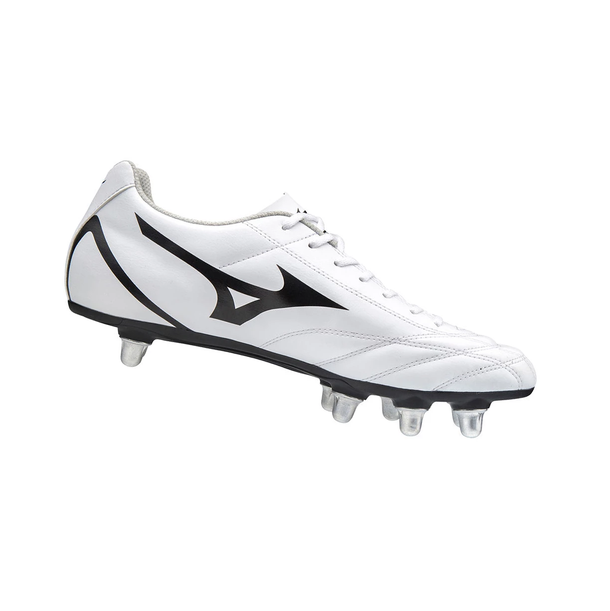 White/Black/red Mizuno Monarcida Neo Rugby Si Men's Rugby Boots | 712-TYIQUB