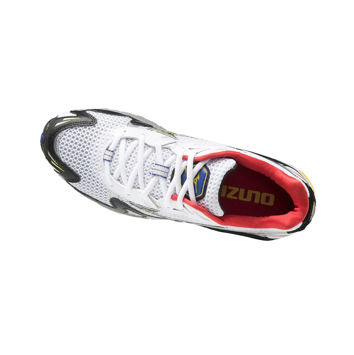 White/Black/red Mizuno Wave Rider 10 Women's Trainers | 534-OINFUY